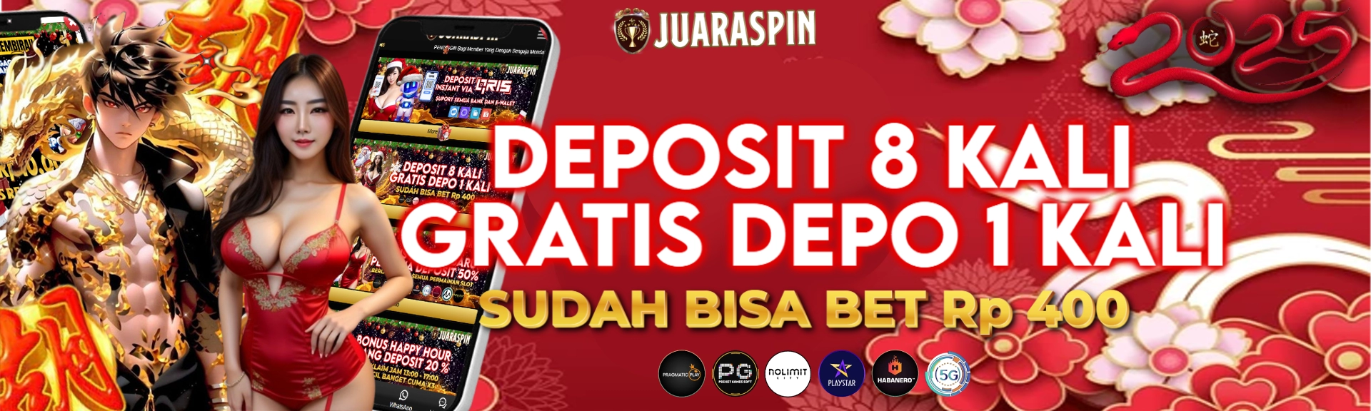 FREE DEPOSIT 1X SETIAP 8X